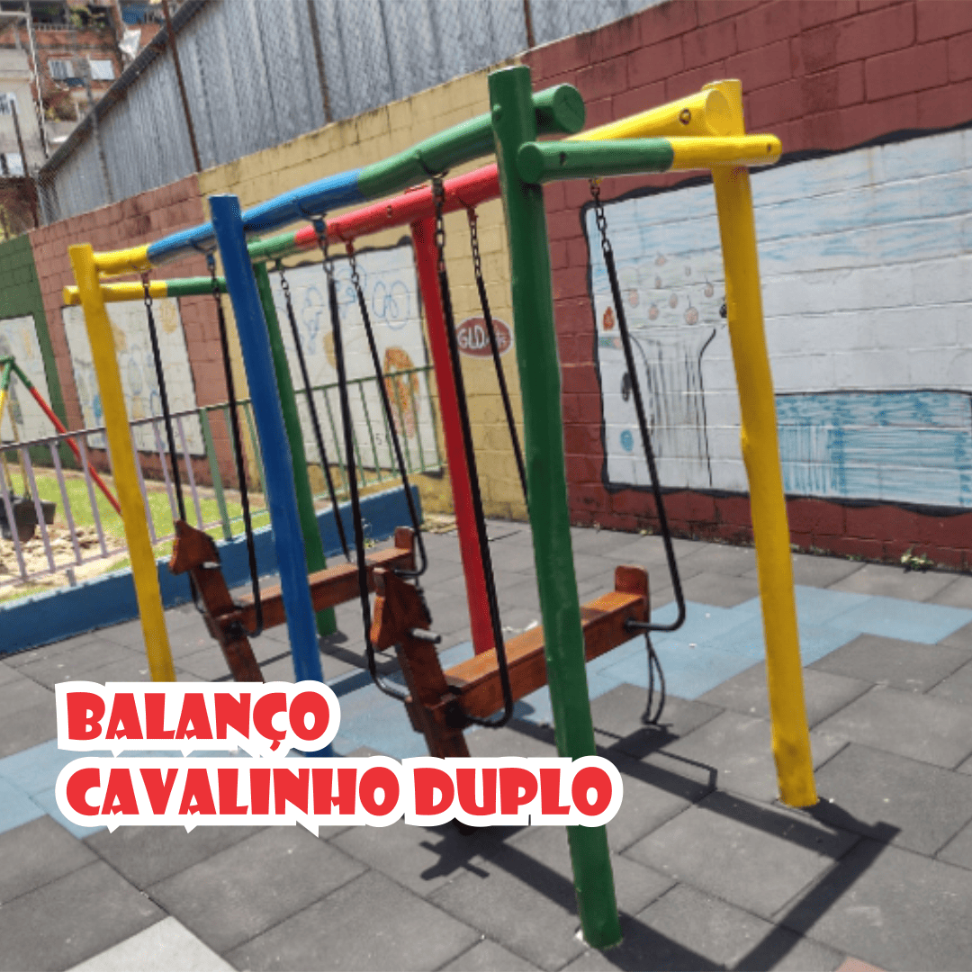 20 cavalinho com balanço duplo